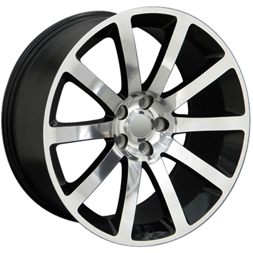 Replica Wheel Chrysler 300 CL02 Polished W/ Black Inlay