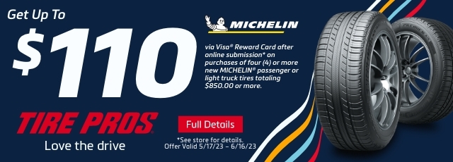 Michelin Tire Rebate Banner