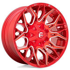 Fuel D771 Twitch Candy Red Milled