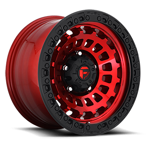 Fuel Zephyr D632 Candy Red W/ Matte Black Ring
