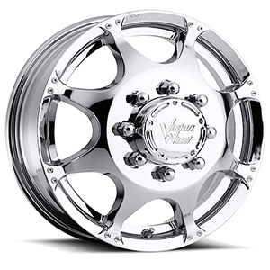 Vision Off-Road Crazy Eight 715 Chrome Dually Front