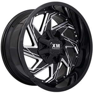 Xtreme Mudder XM309 Gloss Black Milled