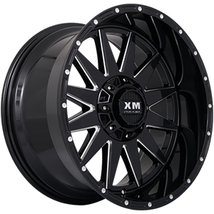 Xtreme Mudder XM312 Gloss Black Milled