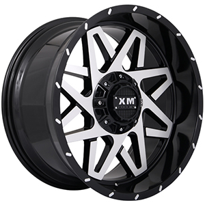 Xtreme Mudder XM313 Gloss Black Machined