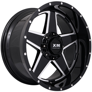 Xtreme Mudder XM315 Gloss Black Milled