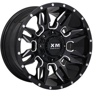 Xtreme Mudder XM320 Gloss Black Milled