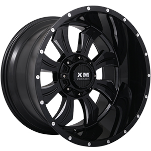 Xtreme Mudder XM323 Gloss Black Milled