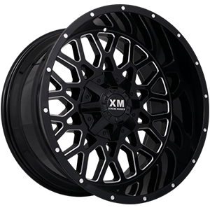 Xtreme Mudder XM328 Gloss Black Milled