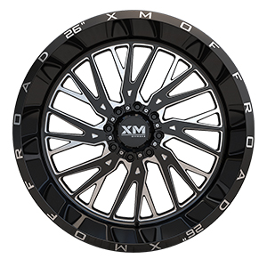 Xtreme Mudder XM354 Gloss Black Milled