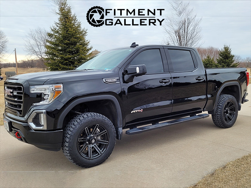 2020 Gmc Sierra 1500 At4 Fuel Rogue 20x9 Mickey Thompson Baja Boss At 275 60r20 1 75in Readylift Leveling Kit 
