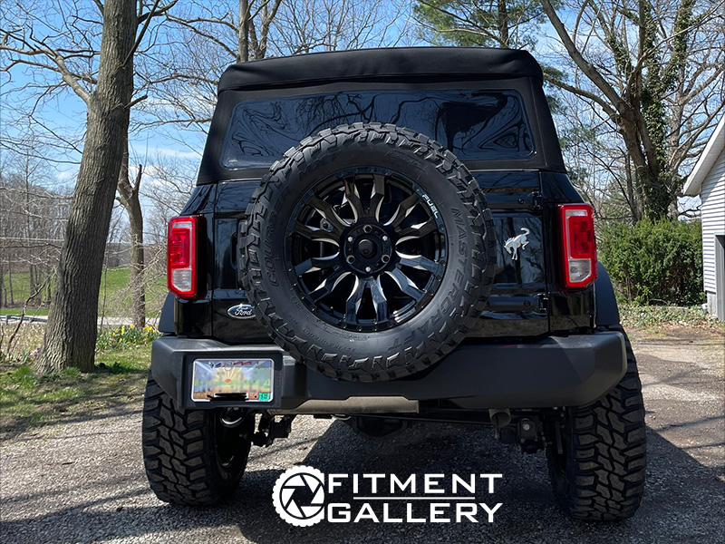 2021 Ford Bronco Big Bend Fuel Blitz 20x9 Mastercraft Courser Mxt 2in Rough Country Suspension 