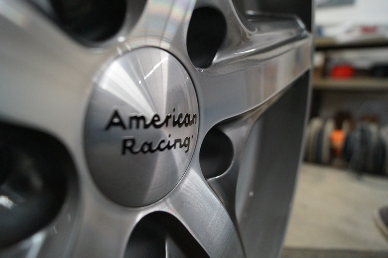 American Racing Maverick Ar883 17x7.5 5 Lug Matte Gray Machined Wheels Rims .JPG