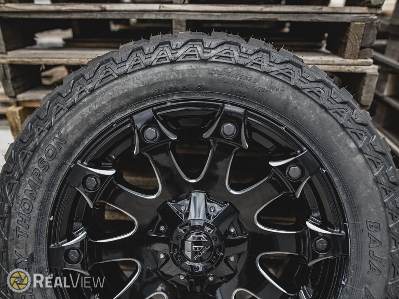 Fuel Offroad Battle Axe D578 20x9 20 By 9 Inch Wide Wheel Mickey Thompson Tires Baja Atz P3 285 55r20 Tire 
