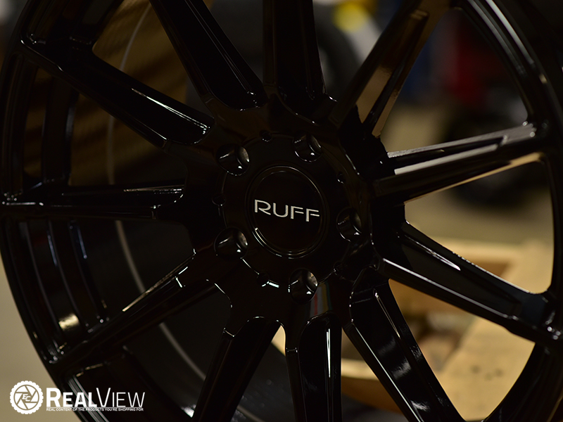 Ruff Rs2 18x8 5 43 Gloss Black Wheels Rims 