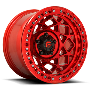 Fuel Offroad Unit Beadlock D121 Candy Red