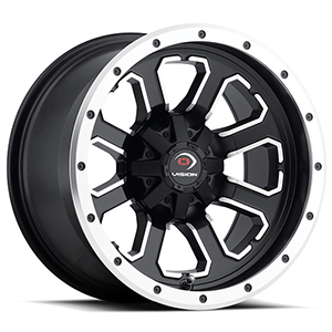 Vision Offroad Commander 548 Black W/ Machined Face