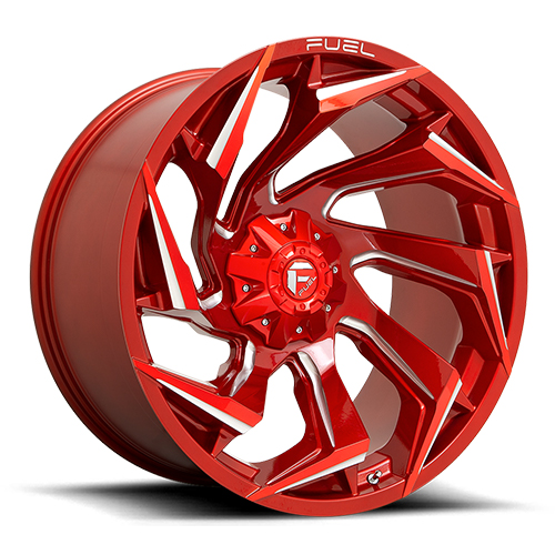 Fuel Offroad D754 Reaction Candy Red Milled Photo