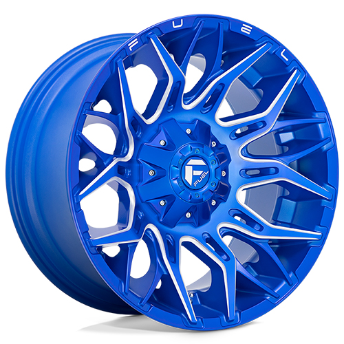 Fuel Offroad D770 Twitch Anodized Blue Milled Photo