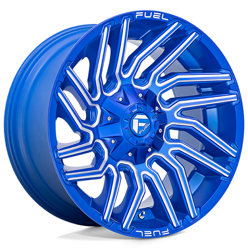 Fuel Offroad D774 Typhoon Anodized Blue Milled Photo