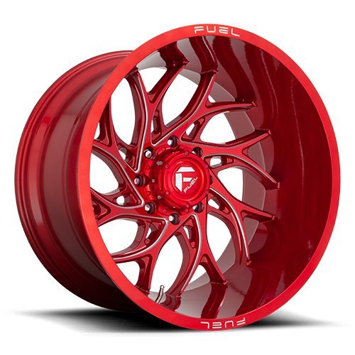 Fuel Offroad Runner D742 Candy Red W/ Milled Spokes Photo