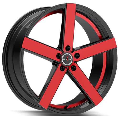 Ignite Spark G01 Gloss Black W/ Candy Red Machined Face