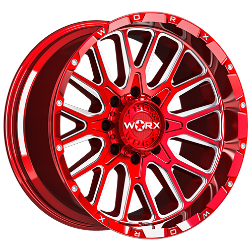 Worx 818RM Gloss Candy Red W/ Milled Accents Photo