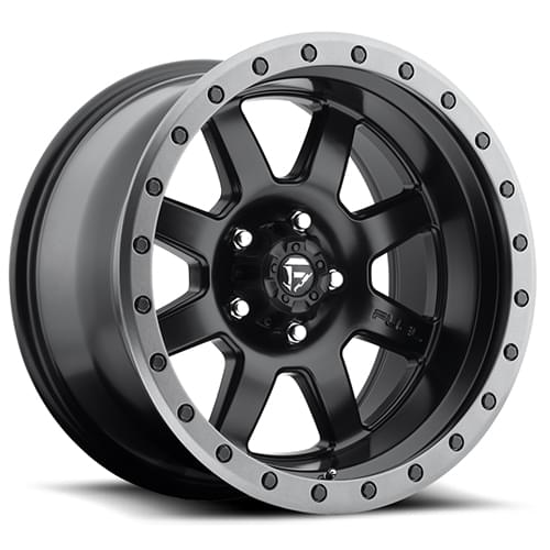 Fuel Offroad Trophy D551 Matte Black W/ Anthracite Ring Photo